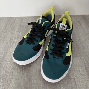 VANS ULTRARANGE EXO Men's Teal and Yellow Sneakers Size 11
